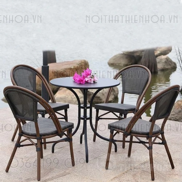 Ghế cafe sân vườn nệm lưới- Mã: 282A