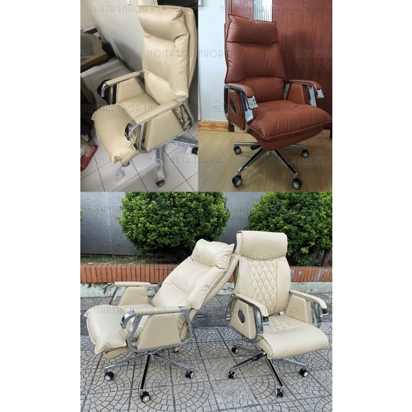 Ghế boss, Ghế giám đốc lãnh đạo bọc da cao cấp hiện đại
