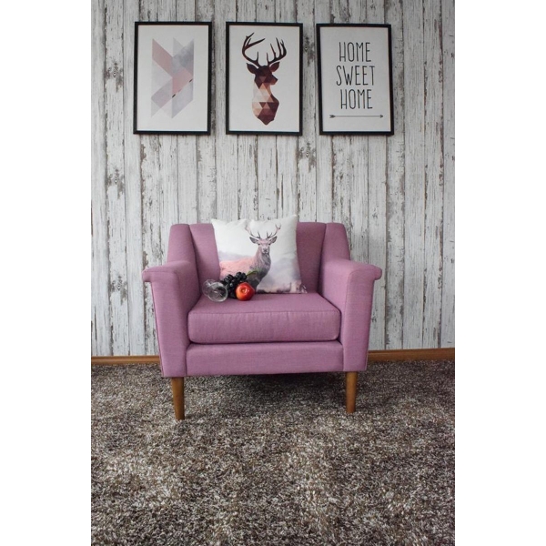 Sofa nỉ đơn hồng – SF-28