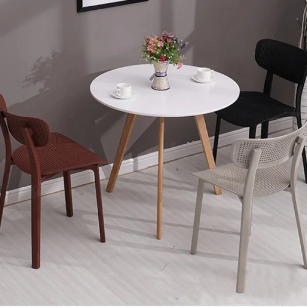 Ghế cafe fastfood nhựa PP nhập khẩu cao cấp- Mã 244