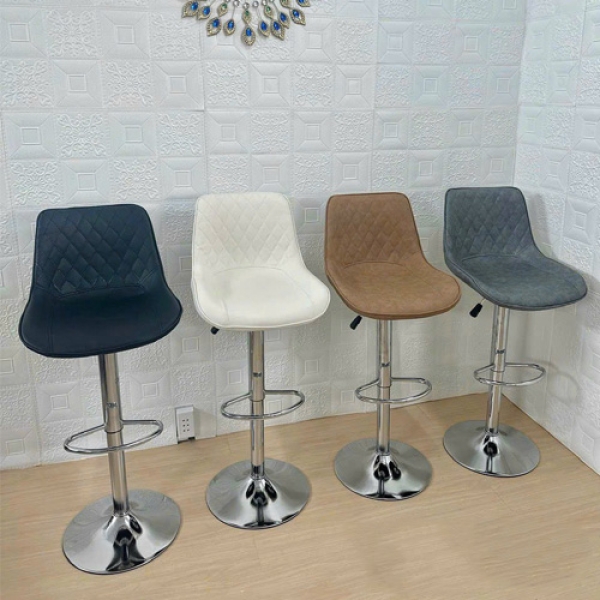 Ghế bar nệm chân trụ cao- Mã: 4116