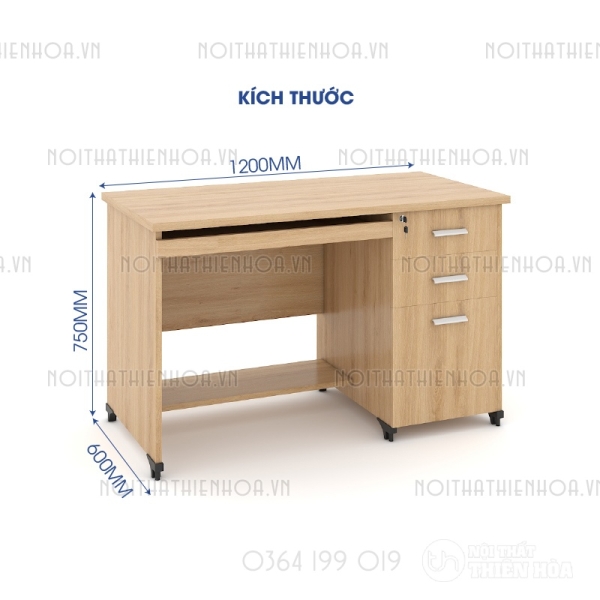 Bàn văn phòng Classic 1m2 CL12HS-4