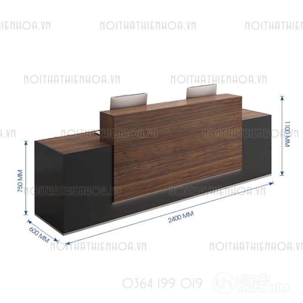 Quầy lễ tân QLT05-D