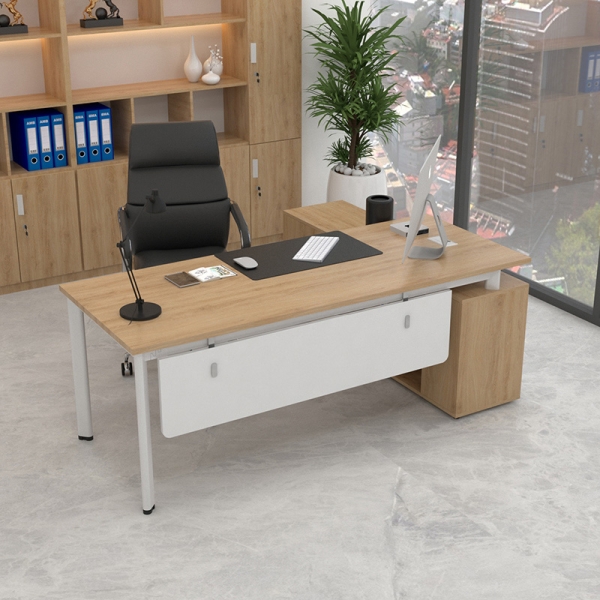 Bàn giám đốc chân sắt Oval 388-T