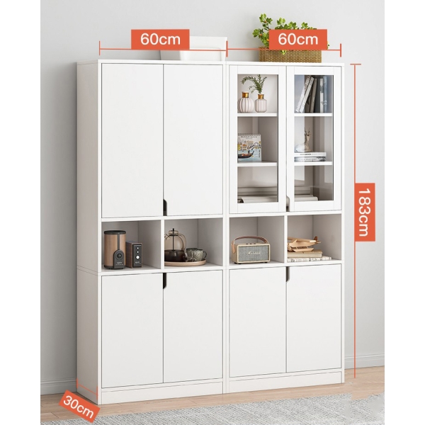 Tủ đựng tài liệu 4 cánh gỗ hiện đại – TL 39