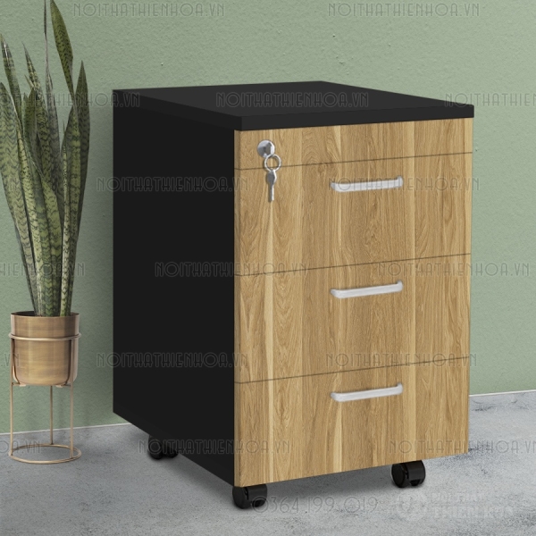 Tủ tài liệu mini văn phòng có bánh xe