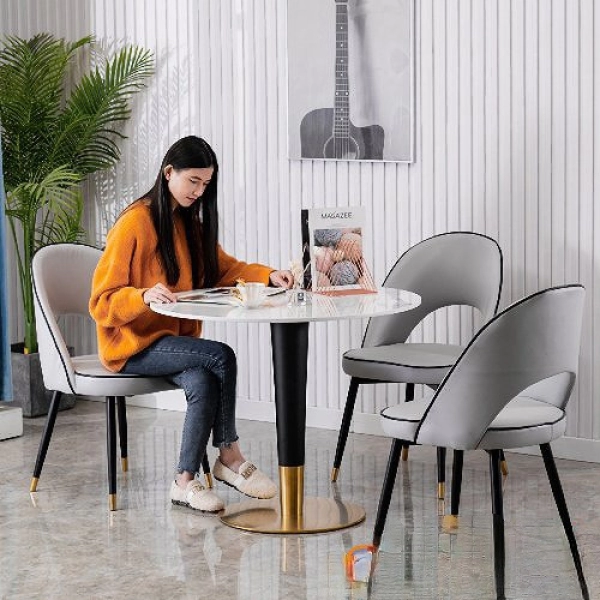 Bàn tiếp khách văn phòng mặt đá- Mã: T1128D