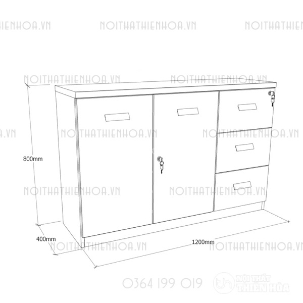 Tủ tài liệu Classic CL80-03
