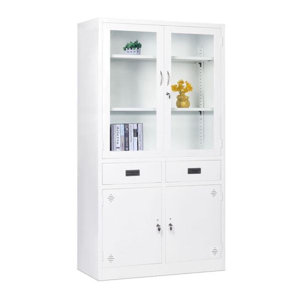 Tủ hồ sơ sắt cánh kính ngăn kéo 02
