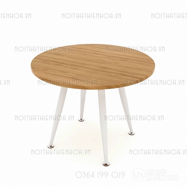 Bàn tròn chân sắt B01-80-T