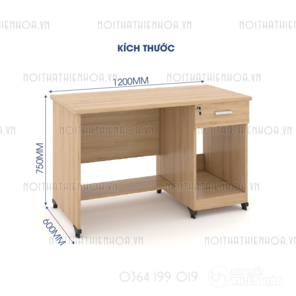 Bàn văn phòng Classic 1m2 CL12HS-2