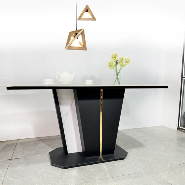 Bộ bàn ăn mặt đá 6 ghế hiện đại- Mã: T1132-6×2137