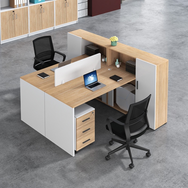 Module bàn làm việc 2 người melamine – CB 15