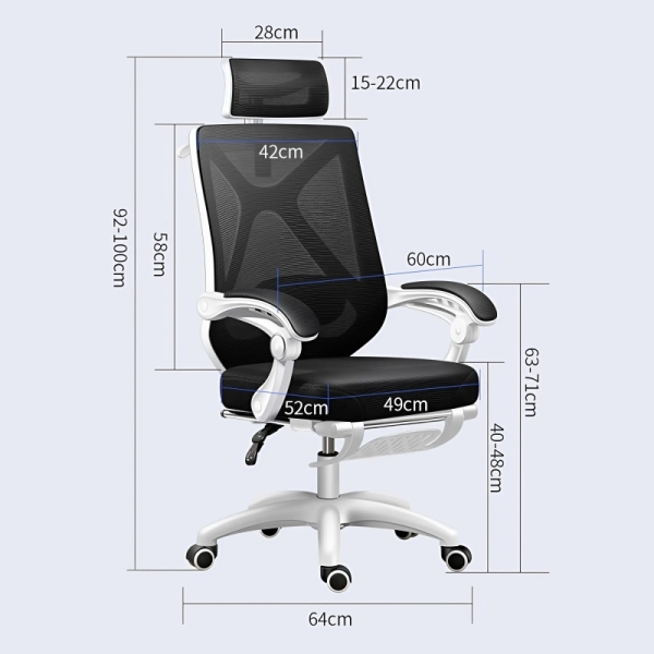 Ghế Công Thái Học Điều Chỉnh Thông Minh – GX65
