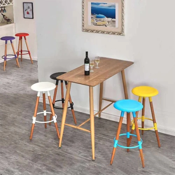 Bộ bàn ăn quầy bar 4 ghế hiện đại – Mã: T110-4×437