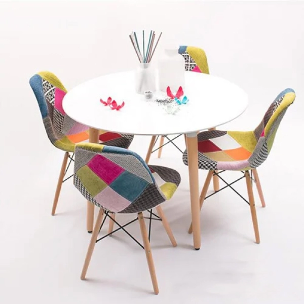 Ghế cafe Eames nệm bọc vải đẹp – Mã: 207TC