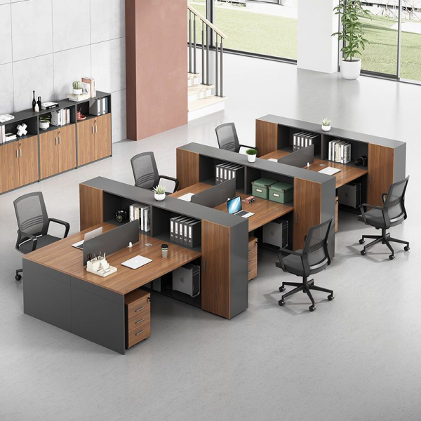 Module bàn làm việc 6 người melamine – CB 20