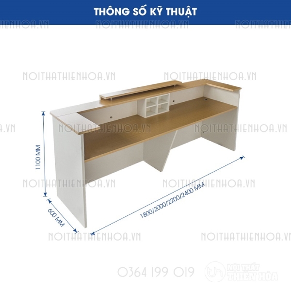 Quầy lễ tân QLT08