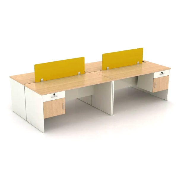Modul bàn làm việc 4 hỗ hộc treo