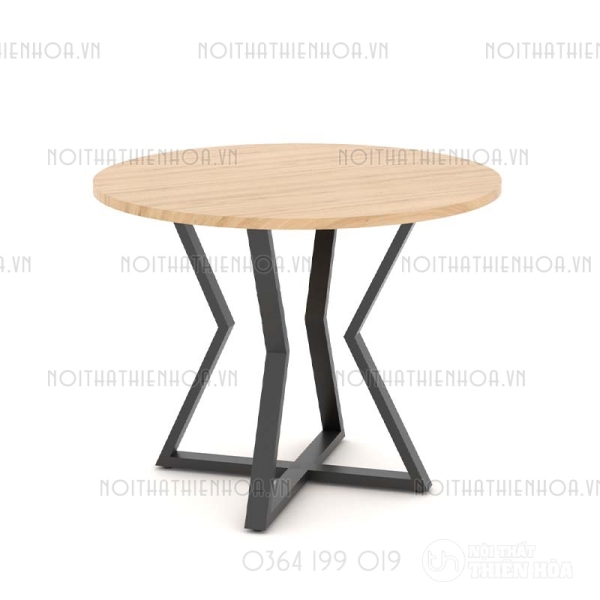 Bàn tròn chân sắt B03-80
