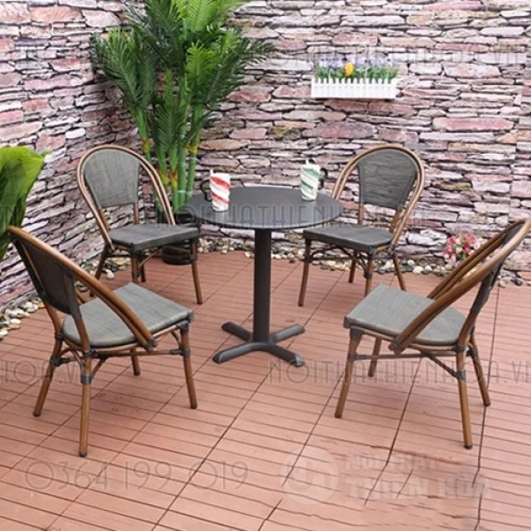Ghế cafe sân vườn nệm lưới- Mã: 282A