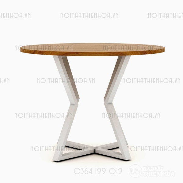 Bàn tròn chân sắt B03-80-T
