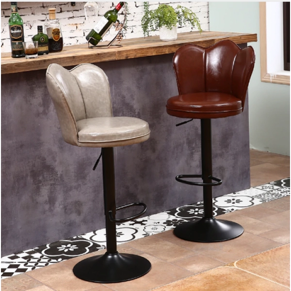 Ghế quầy bar nệm vương niệm chân đen- Mã: 445A