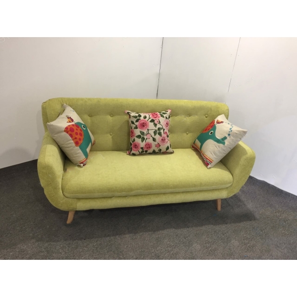 Sofa văng màu vàng chanh 1m6 – SF-17