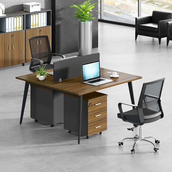 Bàn làm việc 2 người chân côn CB-COSI2-426D