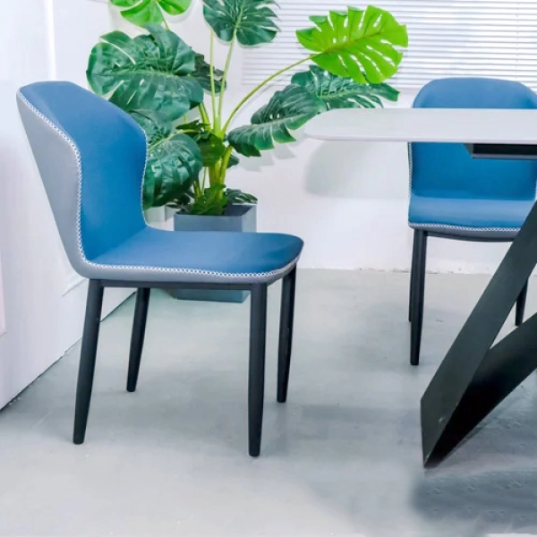 Bộ bàn ghế ăn mặt đá nhập khẩu hiện đại- Mã: T187-4×2119