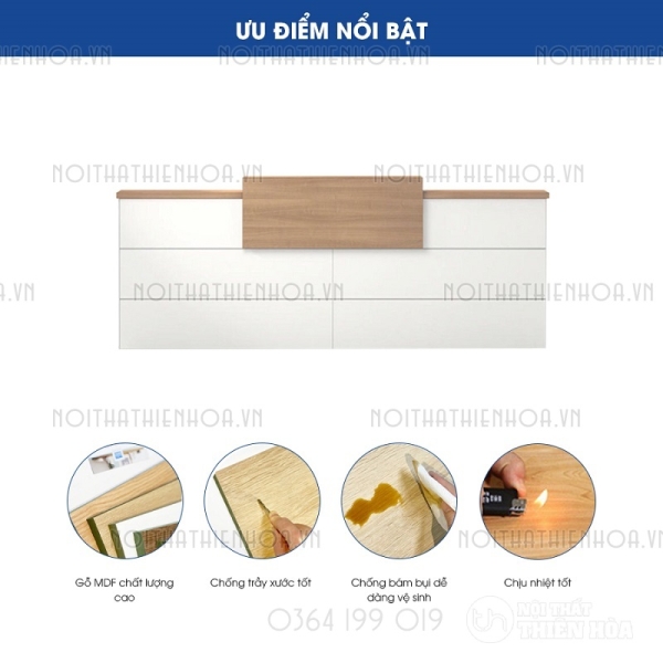 Quầy lễ tân QLT08