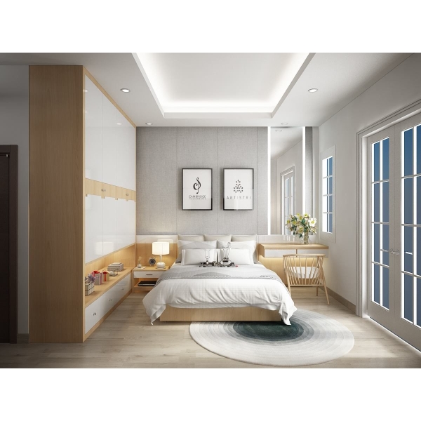 Bộ phòng ngủ tủ 4 cánh kịch trần – 06