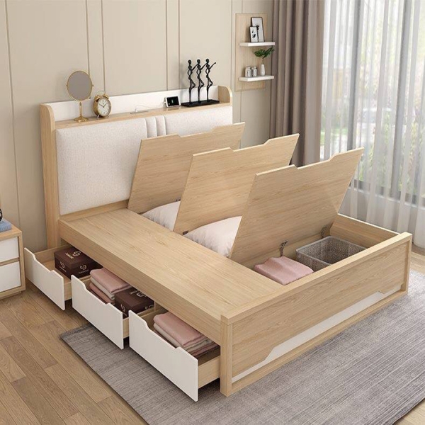 Giường ngủ đa năng bọc đệm GN-42