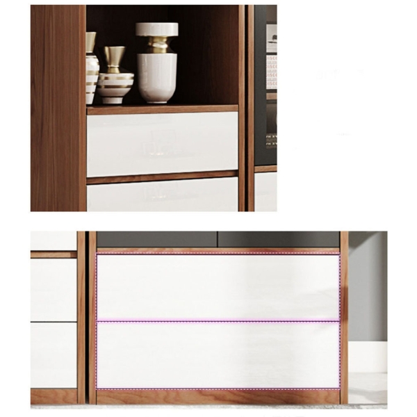 Tủ gỗ tài liệu 3 cục hiện đại – TL 01