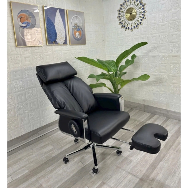 Ghế Giám Đốc Đệm Mút Có Gác Chân Dạng Chữ U – GGD48
