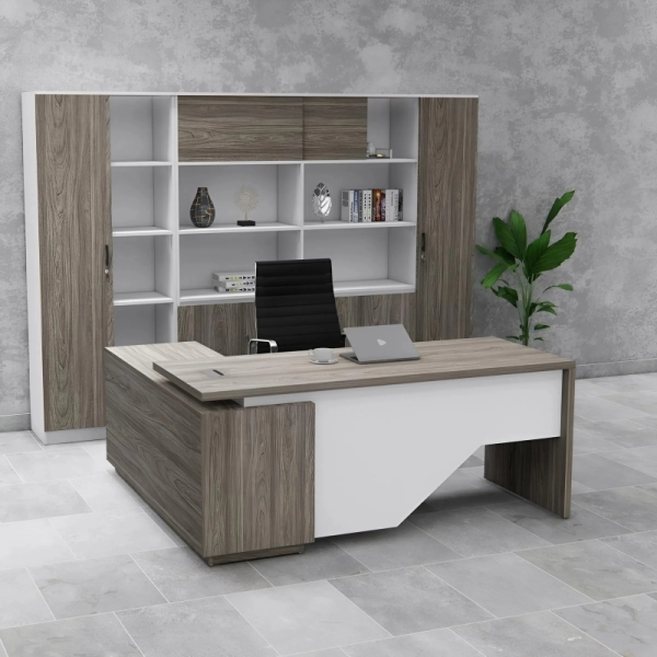Bàn Giám Đốc Kiểu Dáng Đặc Biệt Vát Chéo – BGĐ118