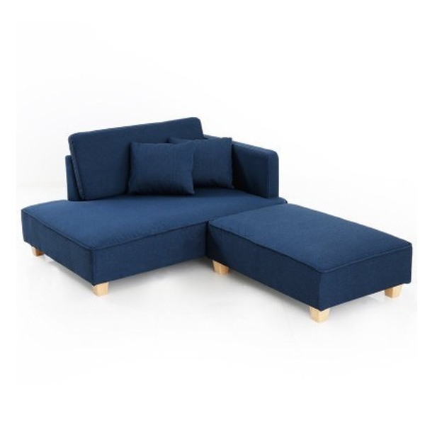 Ghế Sofa nỉ chân gỗ đôn rời giá tốt