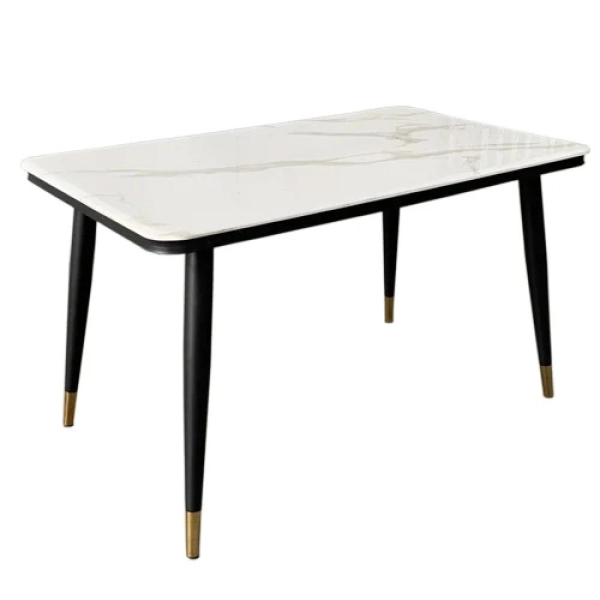 Bộ bàn ăn 4 ghế mặt đá sang trọng- Mã: T147-14-4×2119