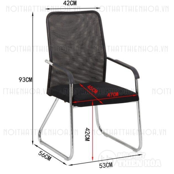 Ghế phòng họp lưng lưới
