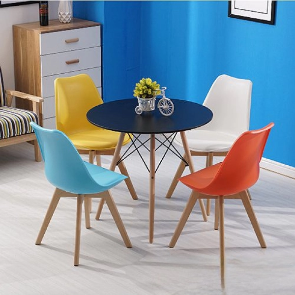 Bộ bàn tròn tiếp khách hiện đại nhập khẩu- Mã: T104-4×205-1