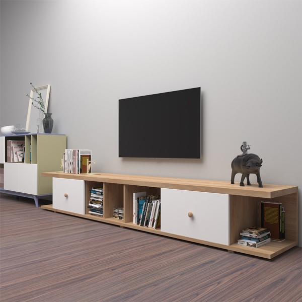Kệ tivi gia đình dáng thấp 11