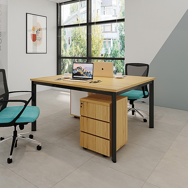 Cụm bàn làm việc 2 người chân Oval OVC01-1212