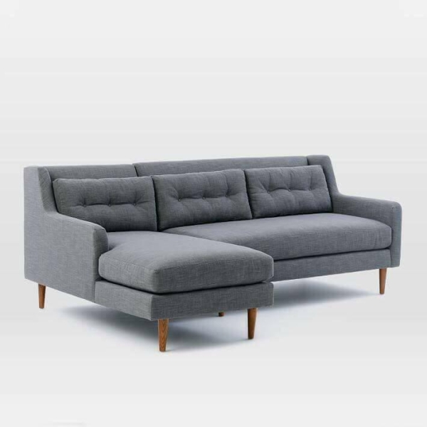 Sofa nỉ vàng nhạt SF-01