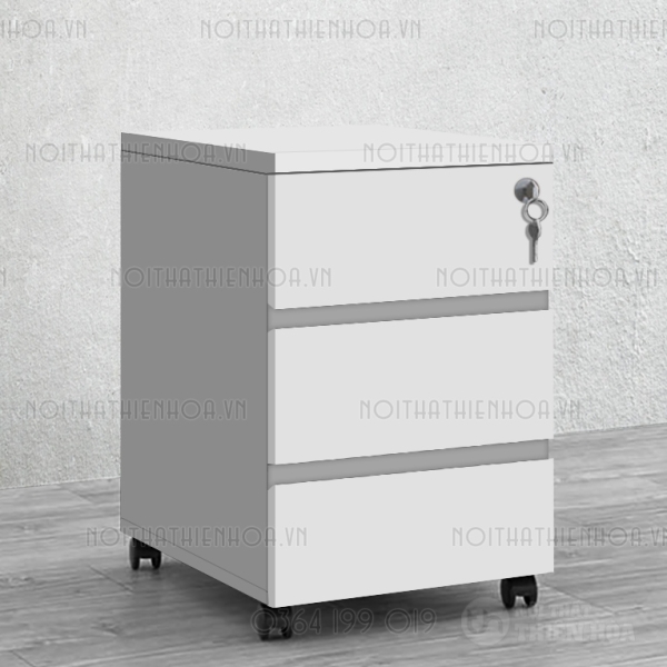 Hộc di động 3 ngăn tay vát