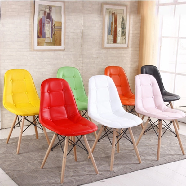 Ghế cafe tiếp khách lưng nệm có nút nhập khẩu đẹp- Mã: 252