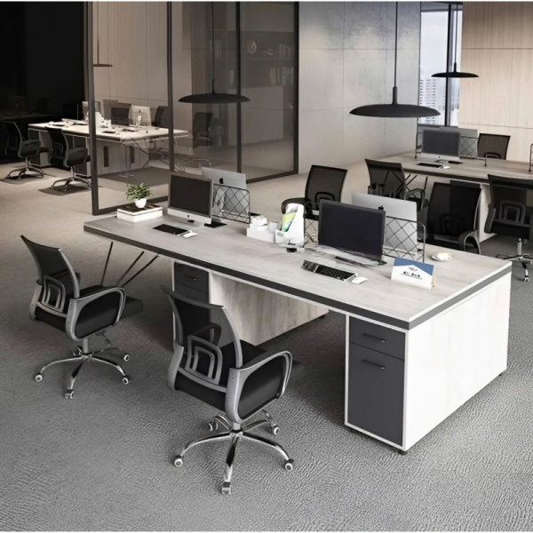 Cụm Bàn Làm Việc 4 Người Tối Giản Mà Cực Chất – BC83
