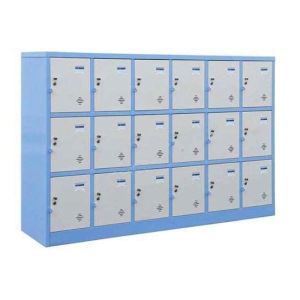 Tủ sắt trường học mầm non, tiểu học 18 ngăn 17