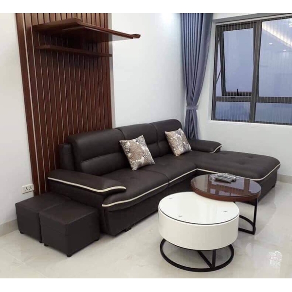 Bộ sofa da góc chữ L