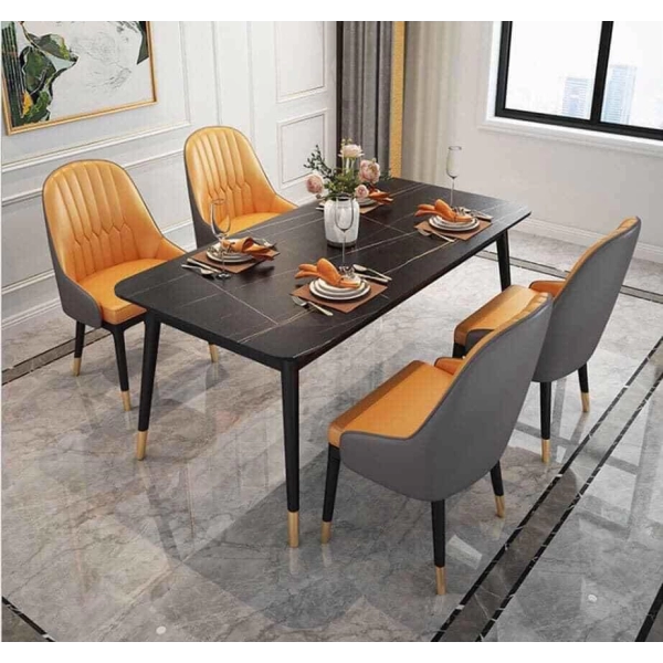 Ghế ăn bọc nệm chân sắt đẹp- Mã: 2145