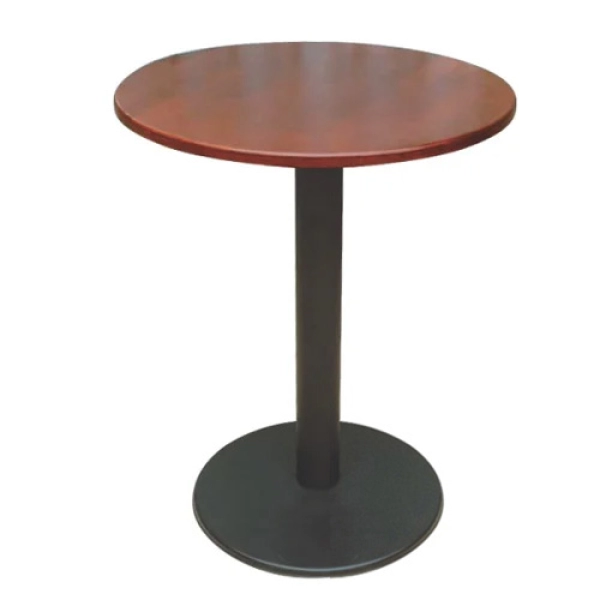Bàn café chân sắt mặt gỗ ngoài trời – Mã: T173A
